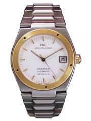 IWC IW3508 インヂュニア 500.000A/m YGベゼル ホワイト 希少品 【中古】