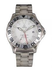 オメガ 2538.20 シーマスター GMT ホワイト 【美品】