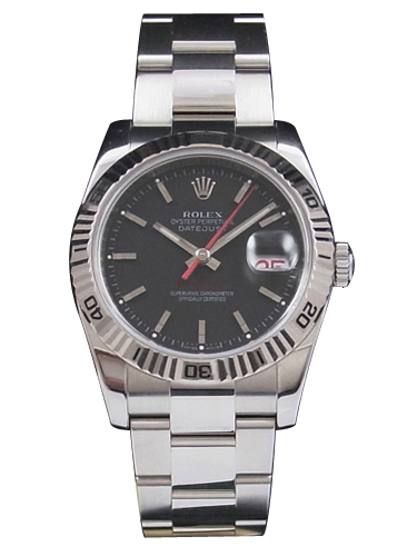 ロレックス ROLEX 116264 D番(2006年頃製造) ブラック メンズ 腕時計